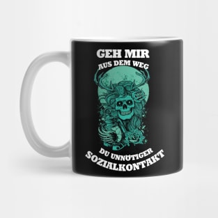 Skelett Banshee Geister Lampe Pandemie Mug